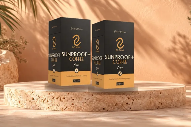 Dua kotak bonus Sunproof+ Coffee